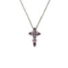 The Cross Amethyst in Palladium